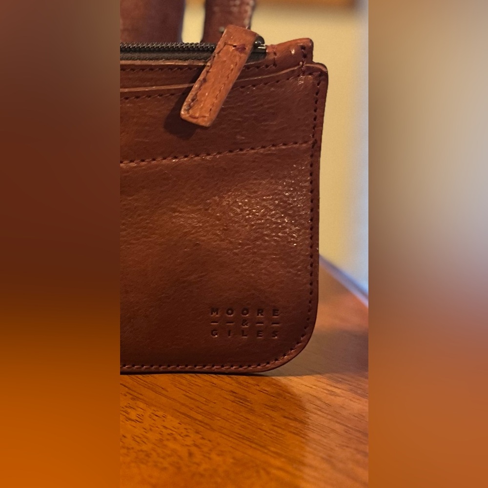 Moore & Giles Easton tote bag with Zipper Envelope Pouch - Picture 6 of 15